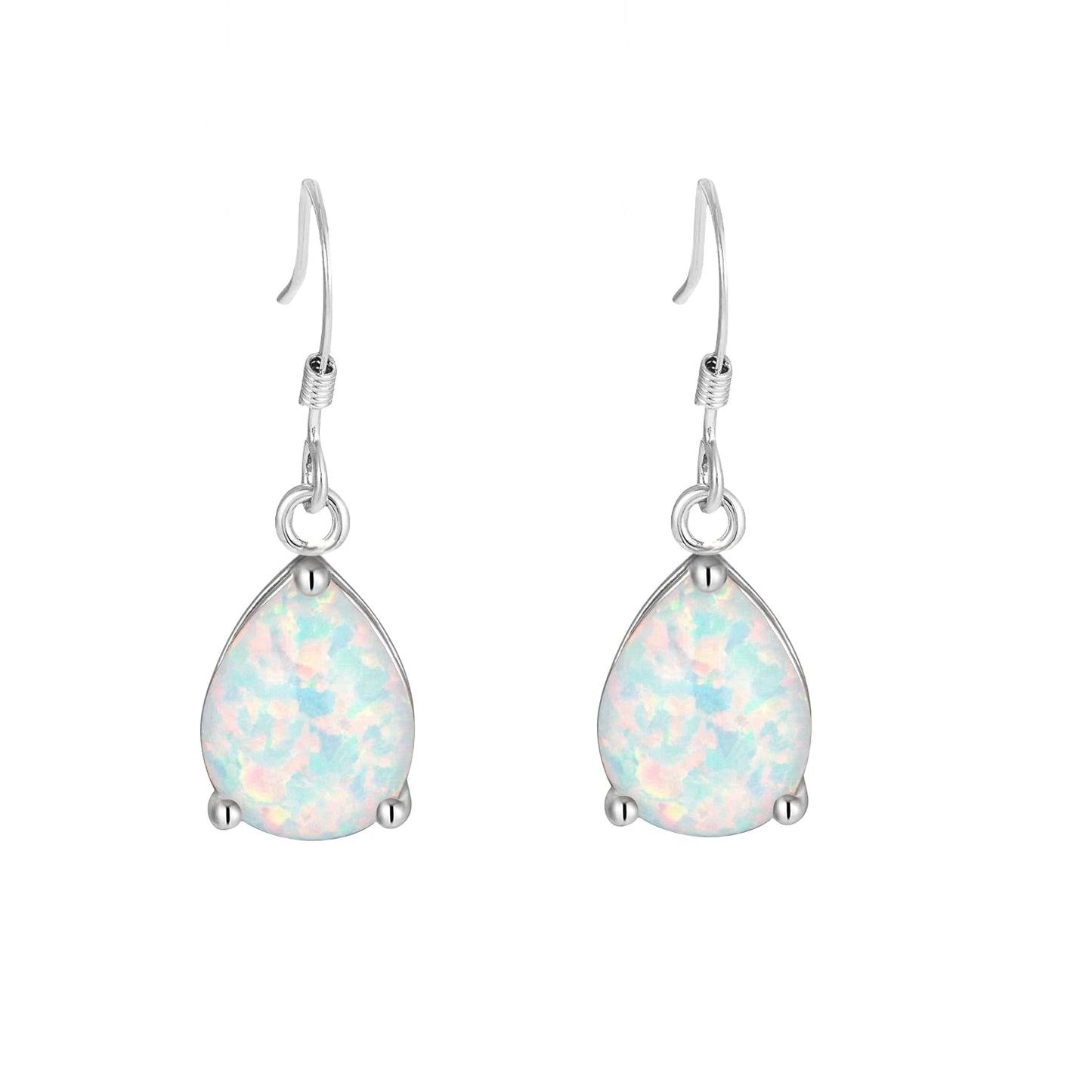 Aobao Style Water Drop Jewelry Opal Studs Cute Girls' Gem Jewelry