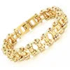 REBEL Hot Selling Bike Motorcycle Chain Wristband Stainless Steel Mesh Bracelet for Mens