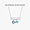 REDheart Gemfiori New Hot 2025 Fine Jewelry 925 Sterling Silver Hip-hop Eye Jewelry Set Personalized Design Unique Necklace Jewelry