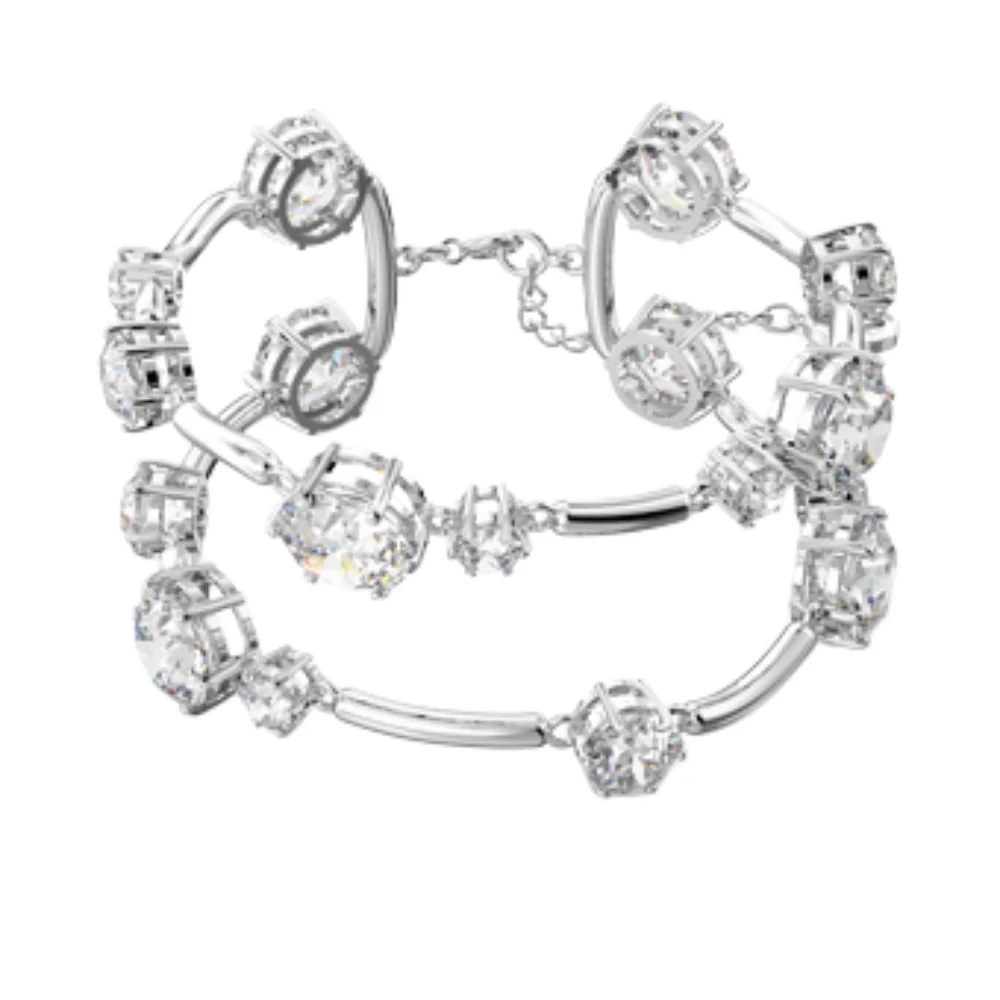 S&S Glamorous Designer Bracelet with Brilliant Luster, Noble Style, Ideal Accessory for Formal Occasions