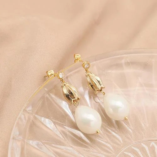 Leaves Natural Shell Earrings Original Design Korean Fashion Luxury Elegant Wedding Jewelry 2026 New in