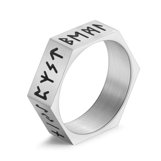 NEWLiFE REBEL Latitude Arc Stainless Steel Ring