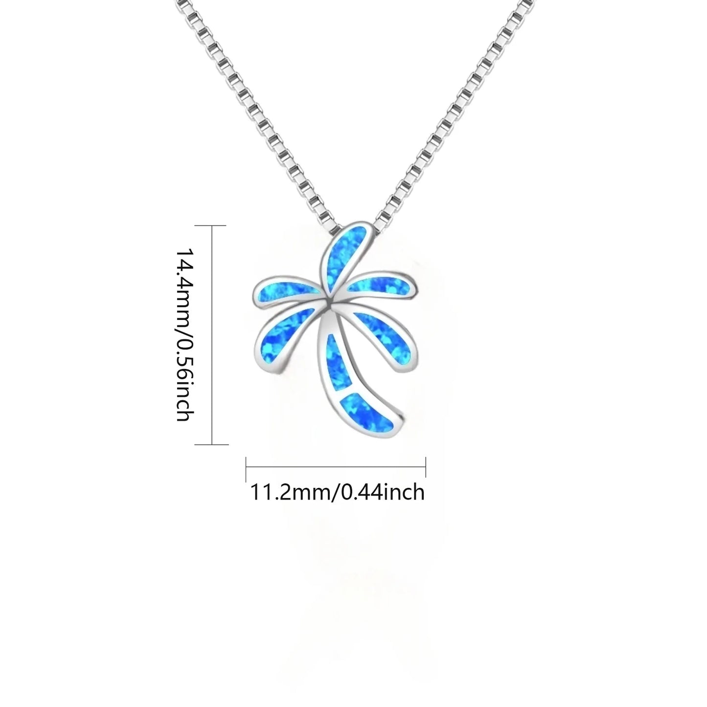 TikTok Viral Copper Opal Lariat Necklace | Christian Box Chain Gift Jewelry-Ins Trendy Bulk Supply