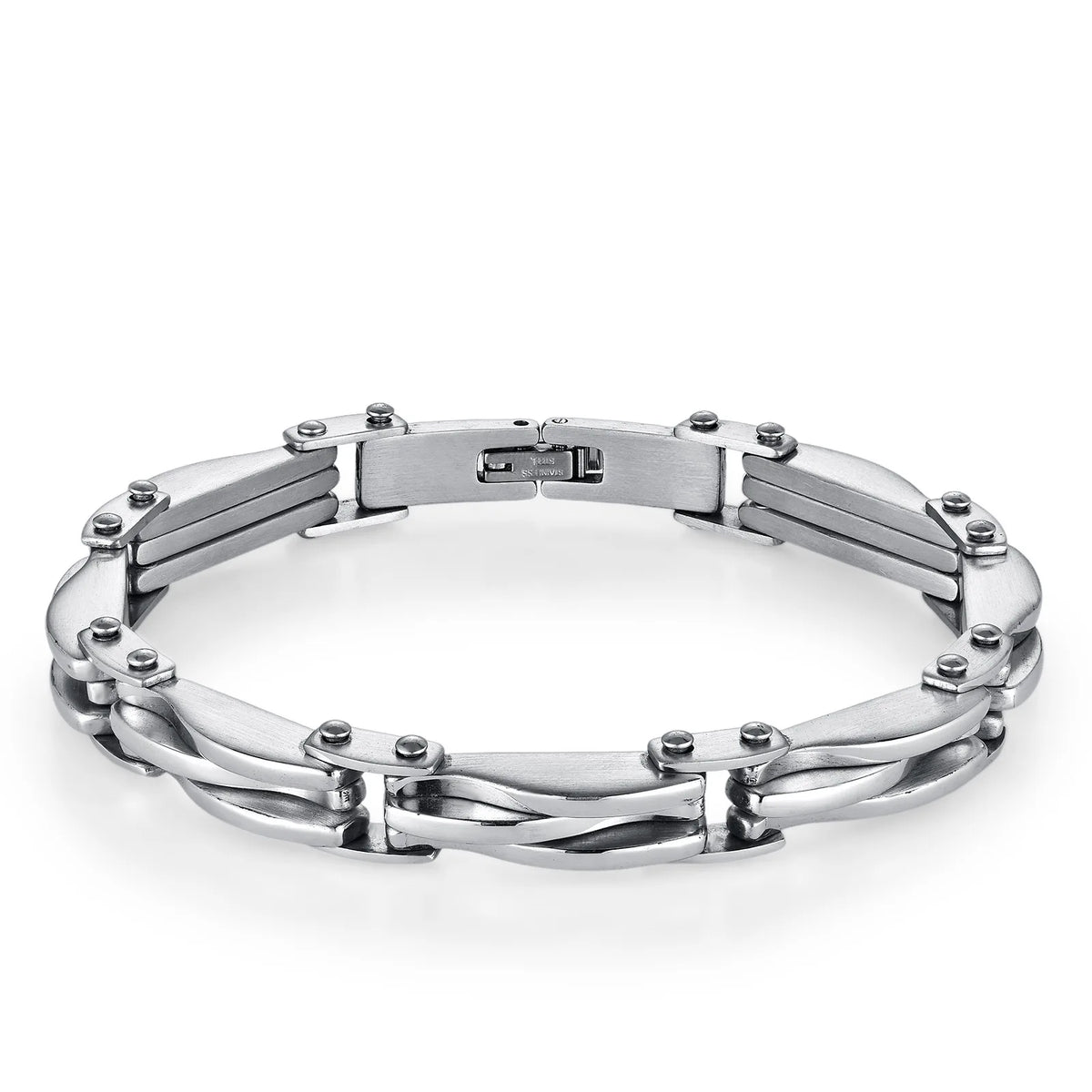 REBEL S&S REBEL Fashion Hip Hop Stainless Steel Bracelet Vintage Wrist Chain Jewelry For Men