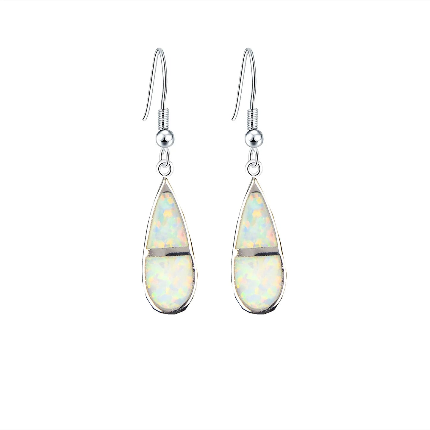 TikTok Hot Sale White Opal Studs Must Have for Cute Girls
