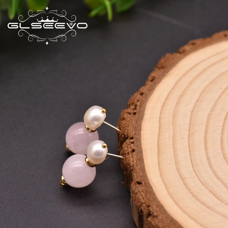 Natural Fresh Water Pearl Drop Earring for Women Wedding Crystal Minimalist  Earrings 2021 Bulk