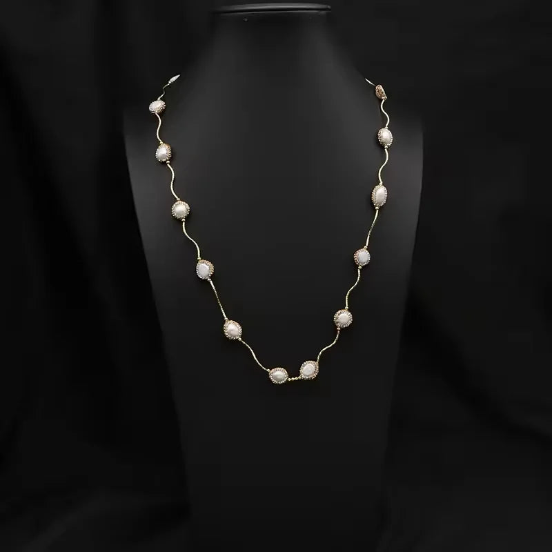 GLSEEVO 18K Gold Plated Natural Freshwater Pearl Jewellery Sets — Luxury Bridal & Wedding Collection