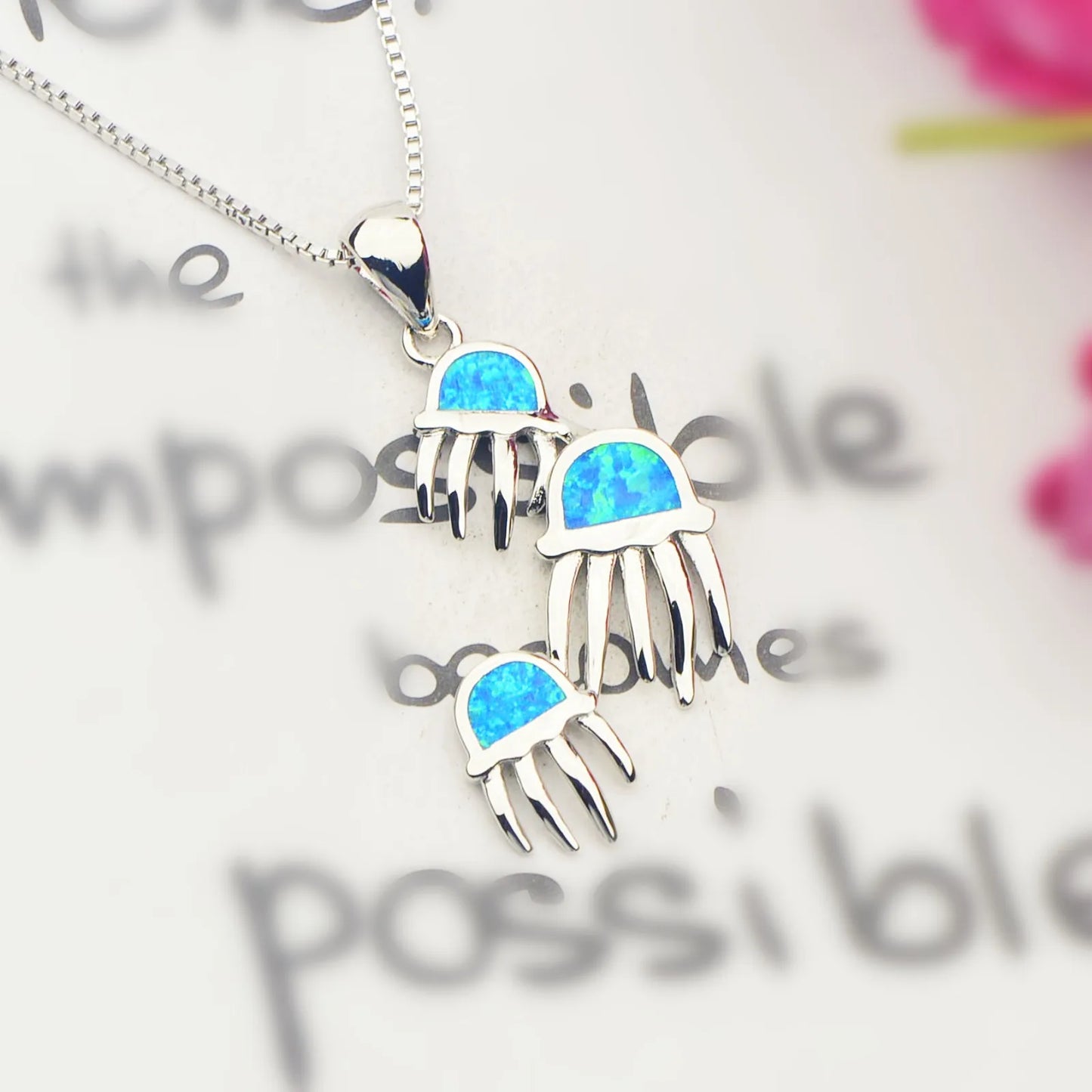 Chic Double The Octopus Motif Necklace Aobao Geometric Pendant Fashion Jewelry