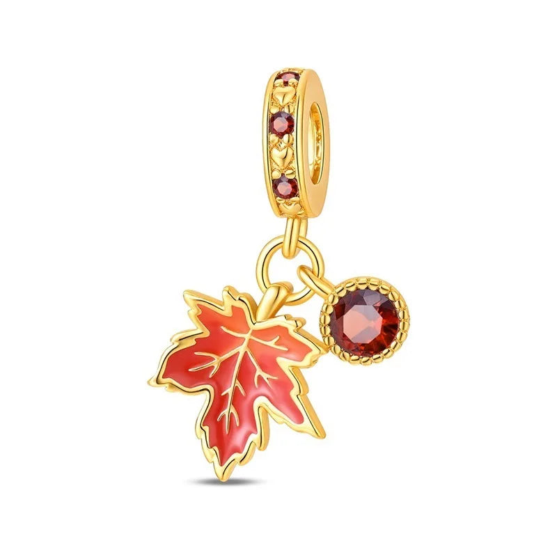 S&S Gold Charm Pendants | Nature & Travel Collection