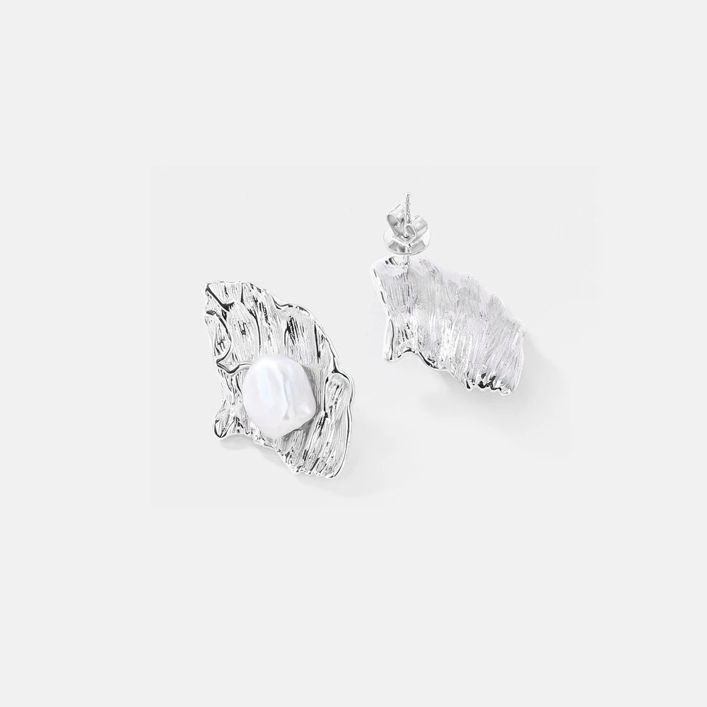 MUSHAN Jewelry Factory Pearl Stud Earrings Light Luxury and High End S925 Accessory Electroplated Gold Bestseller