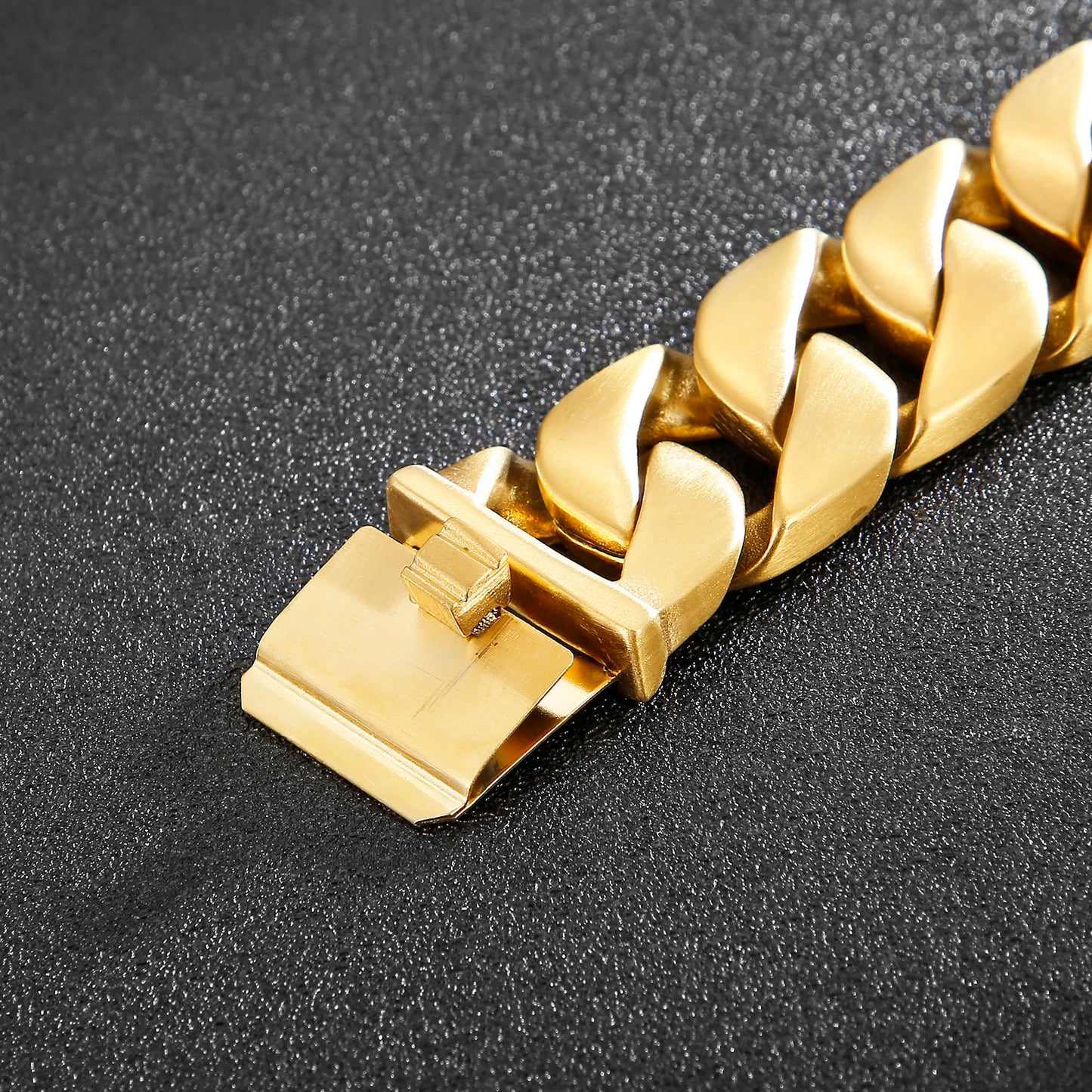 KALEN Stainless Steel Fashion Bruched Charm Male Bracelet