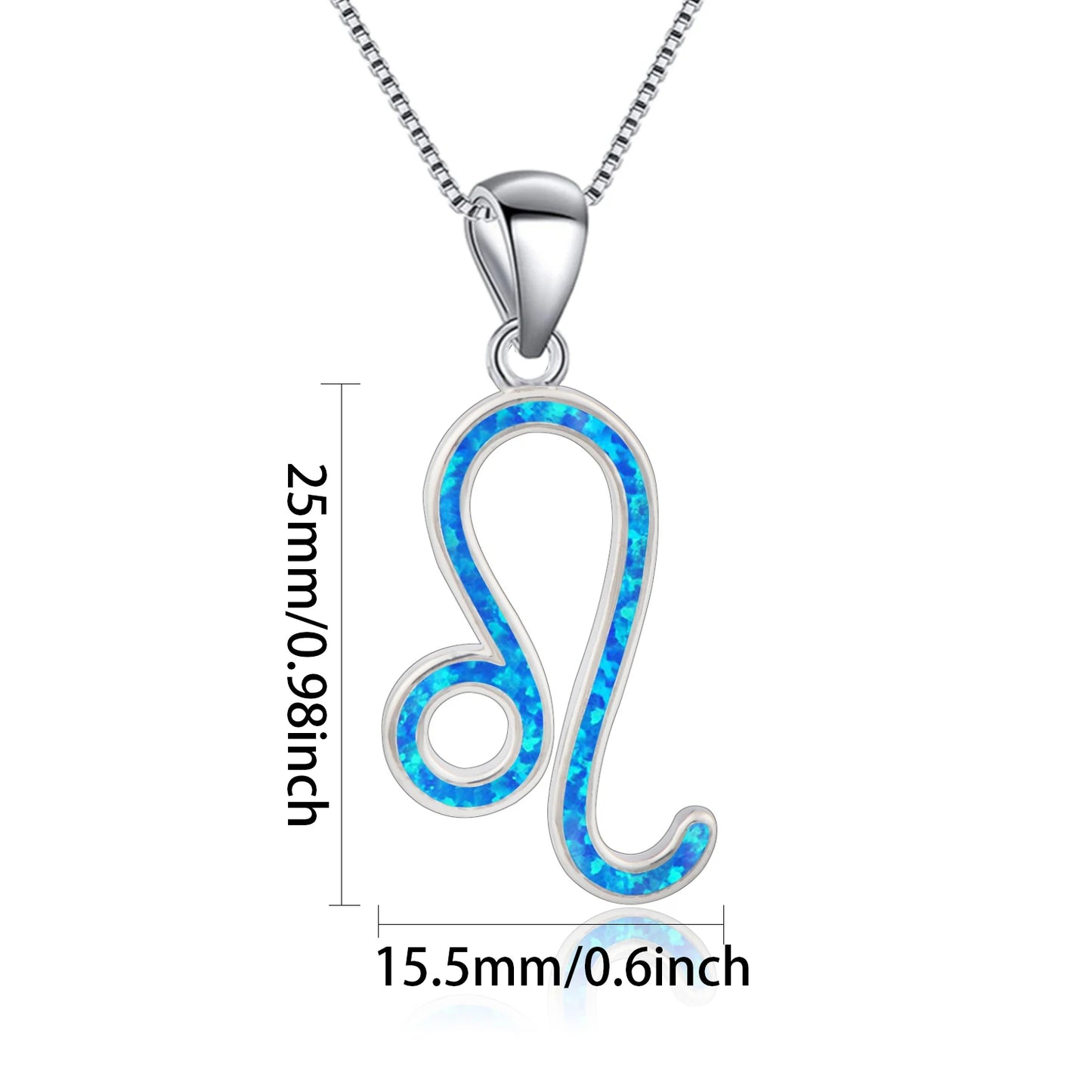 Modern Swirl Geometric Necklace Aobao Opal Inlaid Pendant Fashion Jewelry