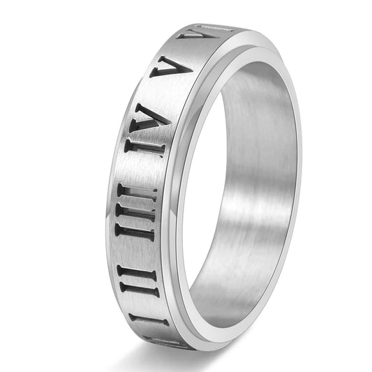 NEWLiFE REBEL Westward Vista Ring in Stainless Steel