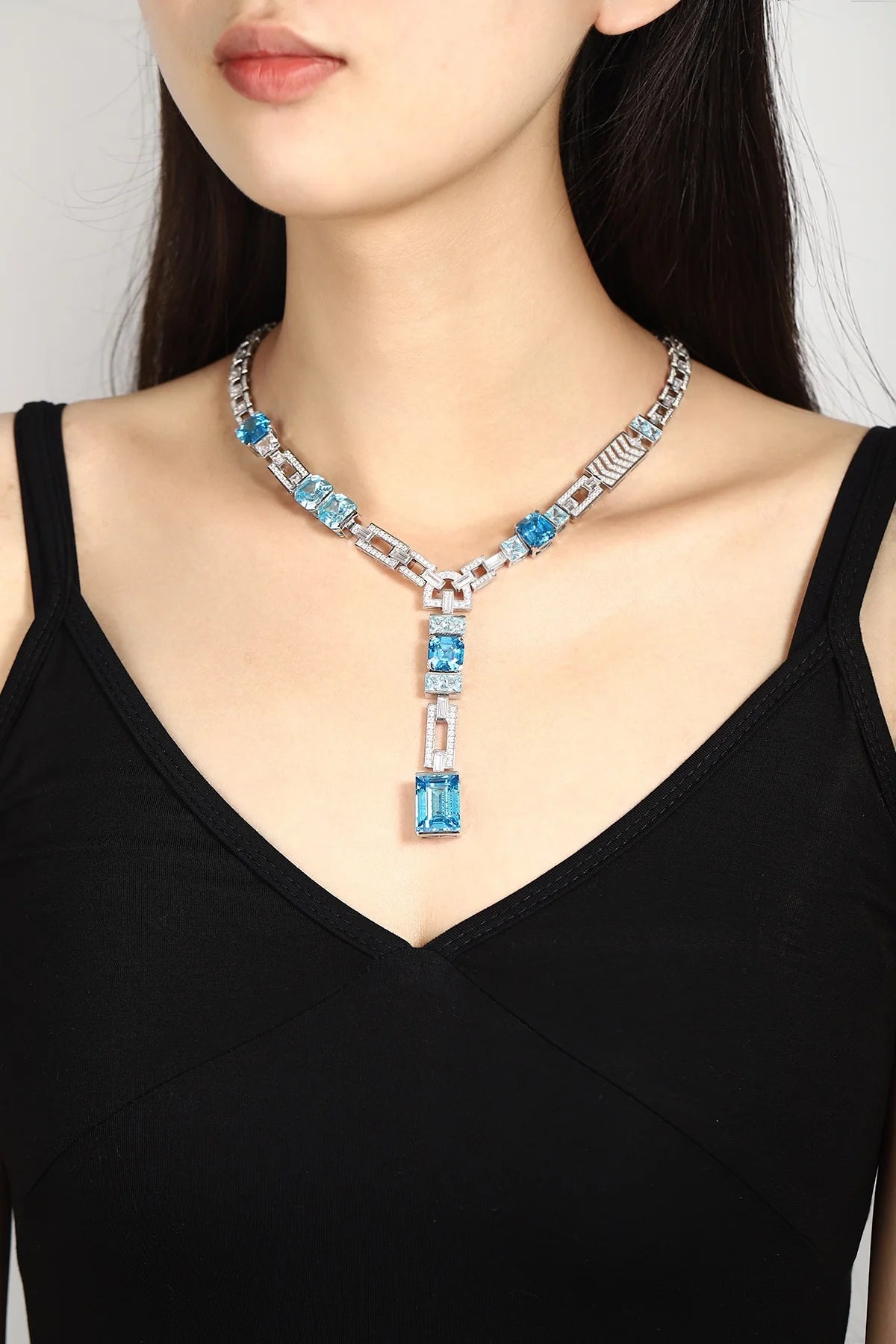 Gemfiori Cultivate Moissanite Necklace Material for Customizable Ladies' Necklaces of High Quality Customized Necklace Chain