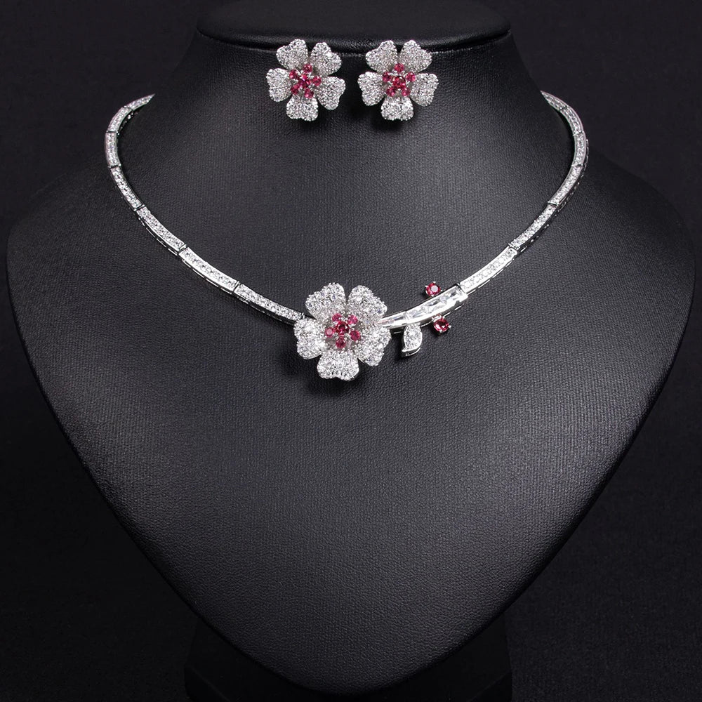 Gemfiori High End Luxury Hot Selling New Product Colorful Gemstone Women's Luxury Suit Bride Wedding Accessories Collarbone Chain