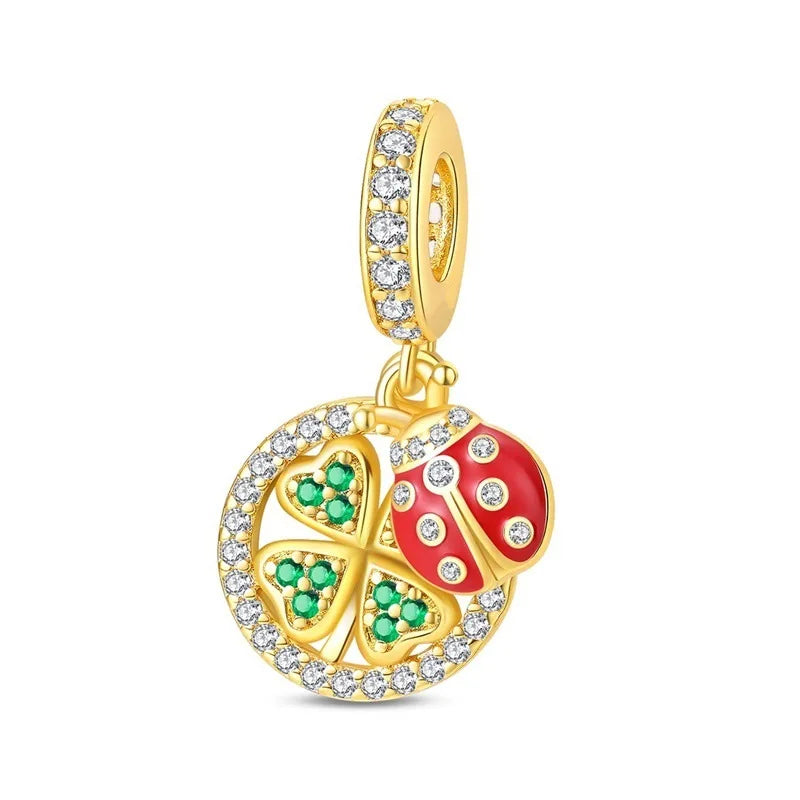 S&S Gold Charm Pendants | Nature & Travel Collection