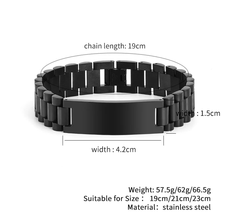 NEWLiFE REBEL Cadence Path Bracelet in Stainless Steel