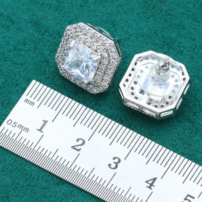XOTICA Ladies Jewelry Sets with Zircon Bracelet Earrings Necklace Pendant Ring for Women for Wedding Party Engagement Great Gift Idea!