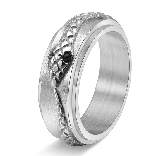 NEWLiFE REBEL Signal Arc Stainless Steel Ring