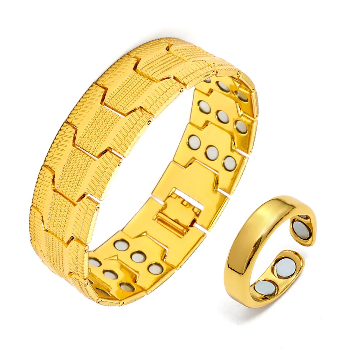 NewLife - Magnetic Vintage Zinc Alloy Three-Row Bracelet