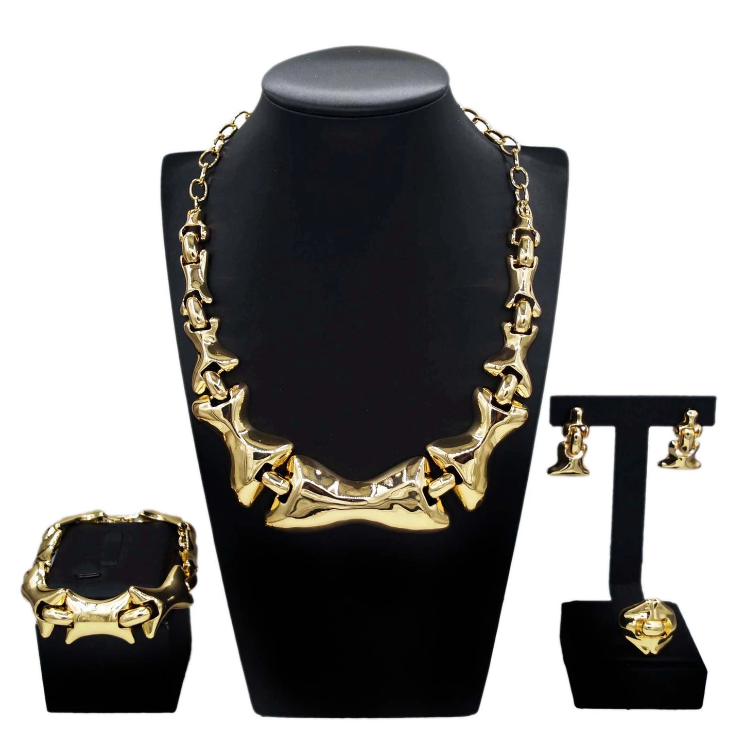 Zhuerrui High Quality Good Jewelry Set Fashionable Women's Necklace Jewelry Sets Beautiful Bridal Wedding Accessories DH2310319