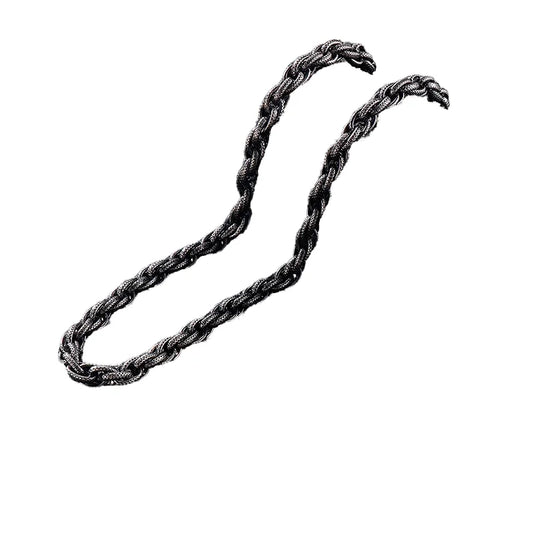 NEWLiFE REBEL 8mm Rope Bracelet in Stainless Steel