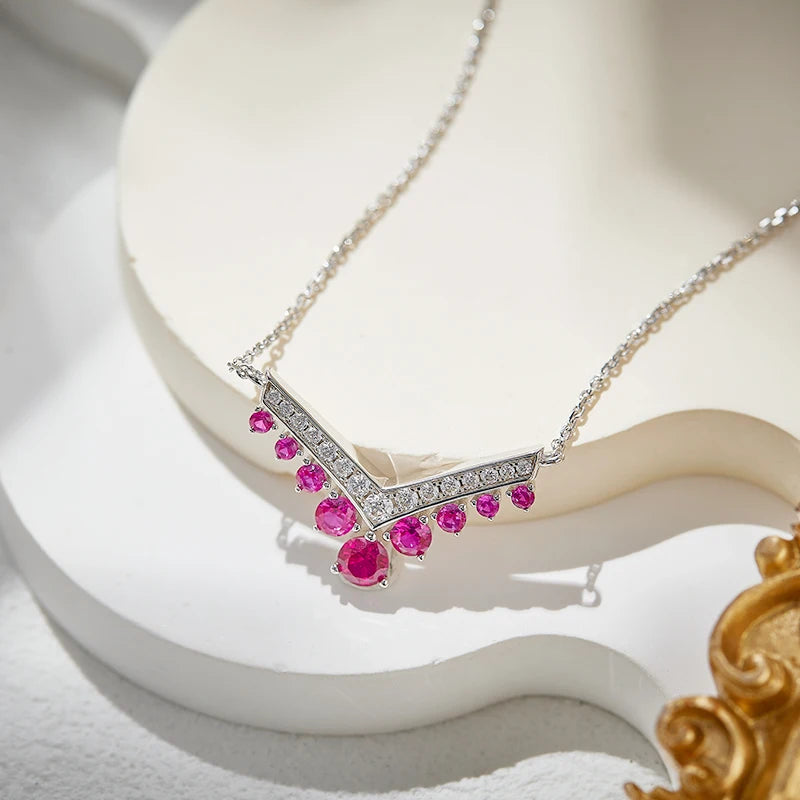 Xiaohongbao Necklace Earrings  Brass Inlaid Zirconia Simple and Luxurious Women's Daily Accessories