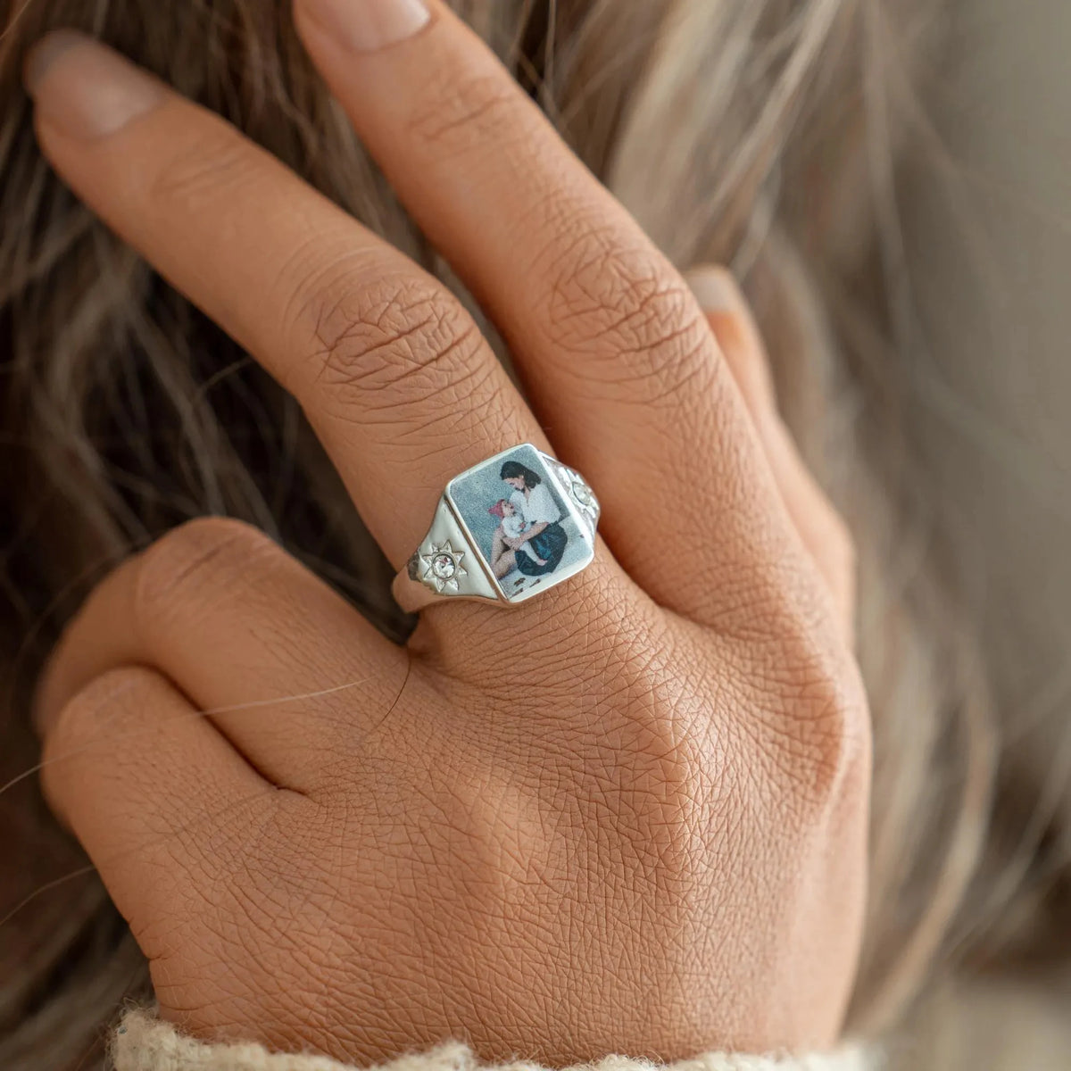 S&S Shell Birthstone Ring | Copper | Silver, Gold & Rose Gold | Sizes 5–11