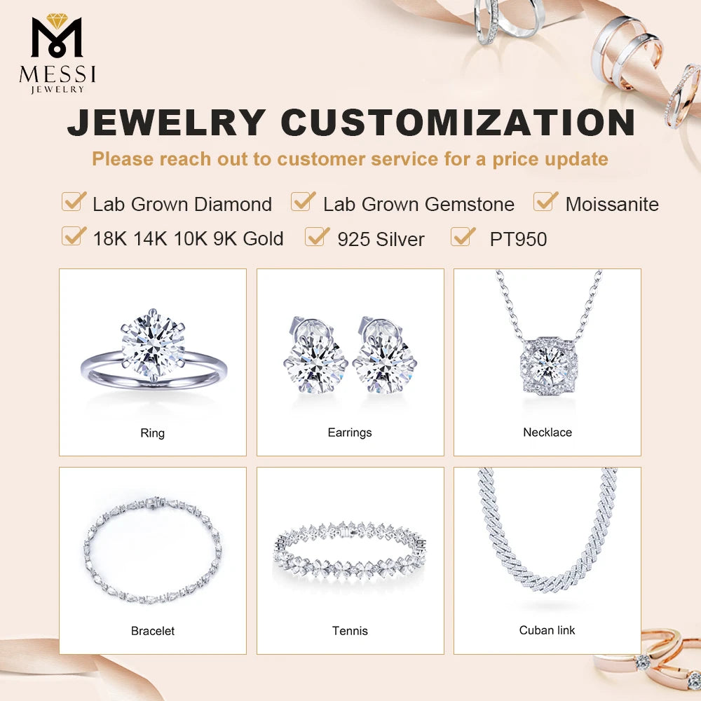 Gemfiori Messi Gems Custom Jewelry MSR-813 18K Yellow Gold Lab Created Emerald Fine Jewelry Rings