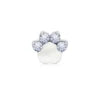 Wholesale G23 Titanium Cat Shape Stud CZ Opal Inlay Labret Internal Thread 16G Lip Conch Helix Nail Tragus Body Piercing Jewelry