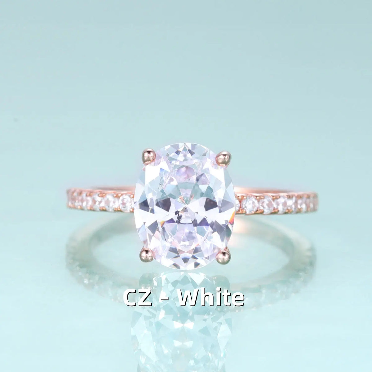 ArtistA Natural Gemstone Big Main Stone Oval Cut 8*10MM 925 Sterling Silver Women Jewelry Ring Garnet Amethyst Sky Blue Topaz Ring