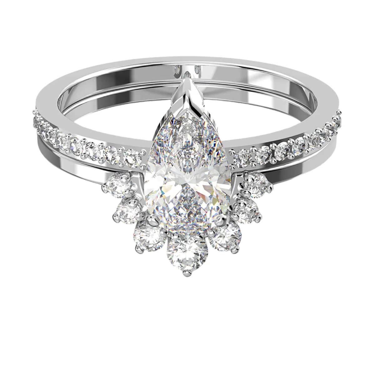S&S Radiant Luxury Ring, Meticulous Handwork, Glamorous Jewelry for Wedding and Celebration Events