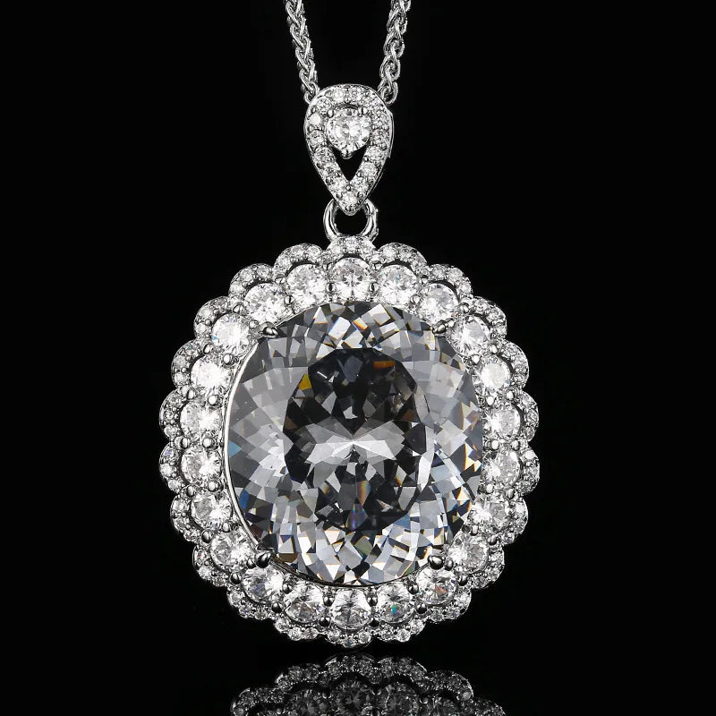 REDheart Flower Shape Zircon Jewelry Set Women's Trendy Gold Plated Copper Alloy for Wedding Engagement Party Gift