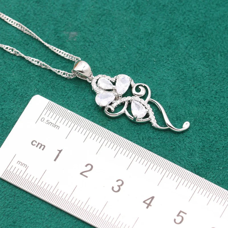 XOTICA 925 Silver Necklace Pendant for Women 18K Gold Plated Zircon Jewelry Alloy Material Main Component
