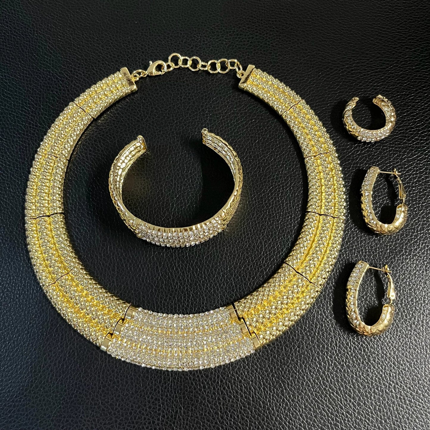 Zhuerrui Italiano Gold Designs Women Jewellery Set Party Fine Costume Jewelry Set Luxury Big Necklace Jewellery Sets I0001920