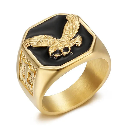 NEWLiFE VIKING Ring in 18K Gold Plated for Men | Designer Jewellery for women & MEN
