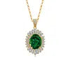 New Arrival 925 Silver Fine Jewelry Set High Quality Fashion Gemstone Adjustable Colorful Pendant Necklace for Women Gifts