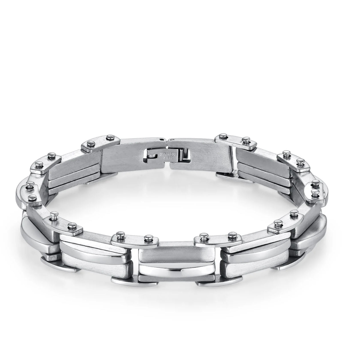 REBEL Fashion Hip Hop Stainless Steel Bracelet Vintage Wrist Chain Jewelry For Men
