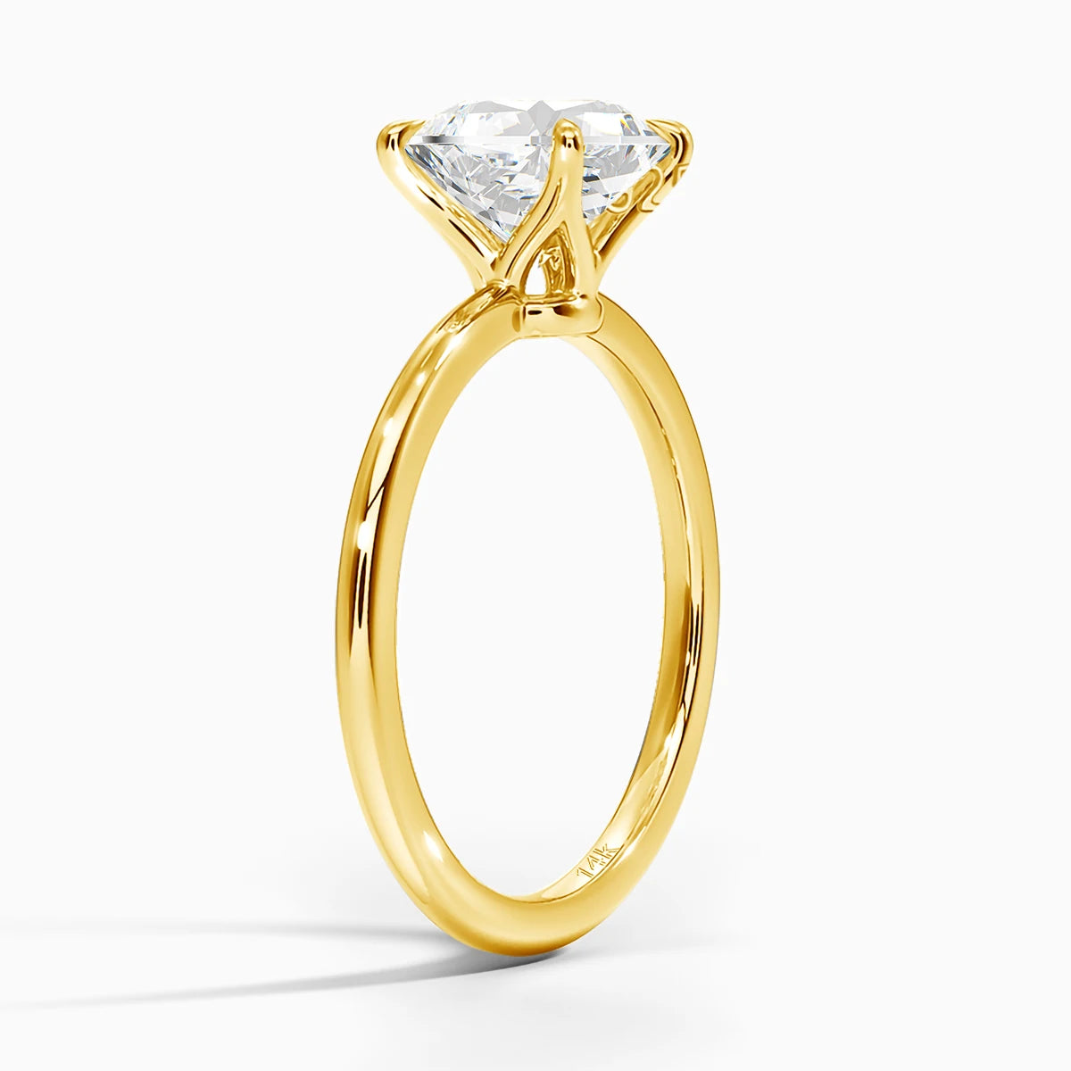 Gioiellieri 14K Gold Jewelry Maker 1 Carat 2 Carat 3 Carat Moissanite Diamond Hollow Gold Rings Woman Engagement Gift