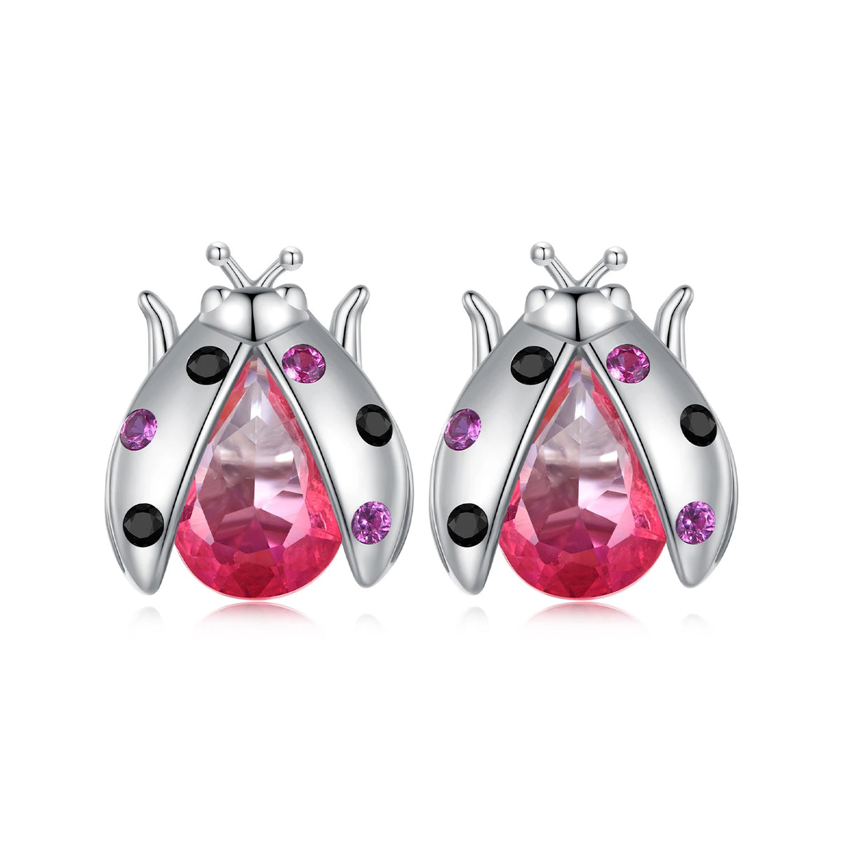 S&S 925 Silver CZ Stud & Clip-on Earrings | Micro-Set Zirconia | Platinum-Plated | Multi-Style