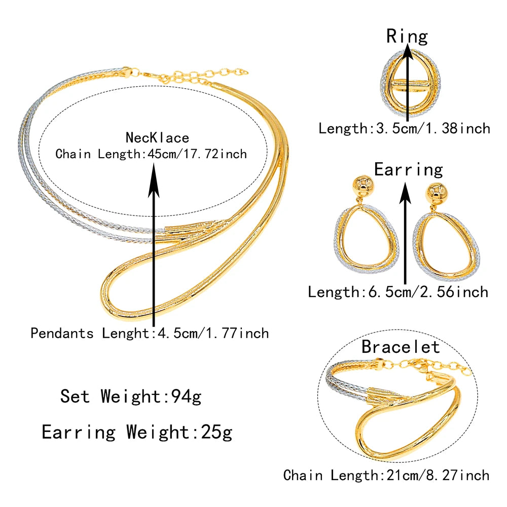 Zhuerrui Italiano Gold Designs Women Jewellery Set Party Fine Costume Jewelry Set Luxury Big Necklace Jewellery Sets X0008430
