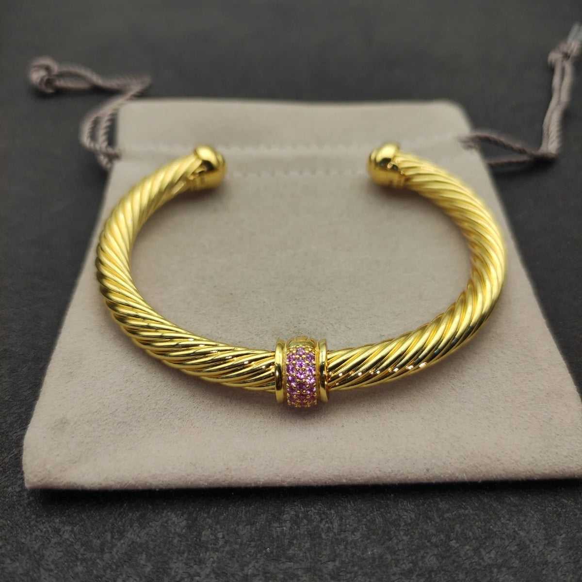 FASHIONISTA DY High-Quality 7mm Silver-Plated Diamond Fashion Bracelet, Fashionable Silver-Plated Colored Gemstone Bangle, Jewelry