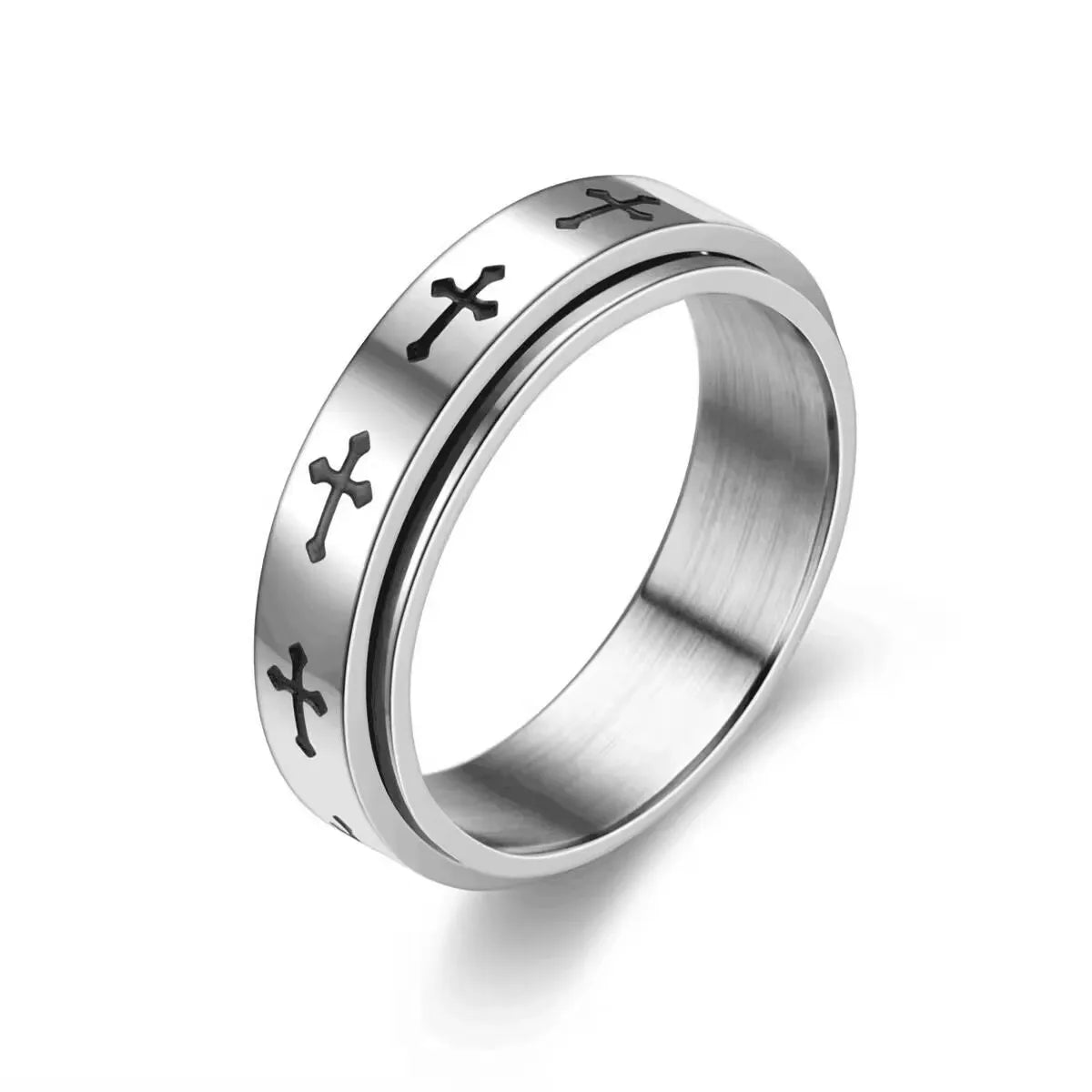 Modern Three-color Titanium Plated Tungsten Couple Wedding Ring for Men and Women-Engagement & Anniversary Gift