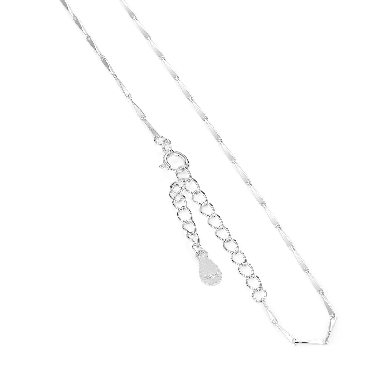 REDheart Custom 925 Sterling Silver Thin Chain Italy Link Adjustable Box Cross Singapore Gold Plated Necklace Fine Jewelry