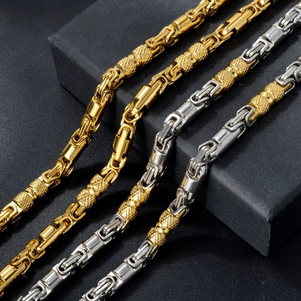 NEWLiFE REBEL Bold Rhythm Stainless Steel Necklace