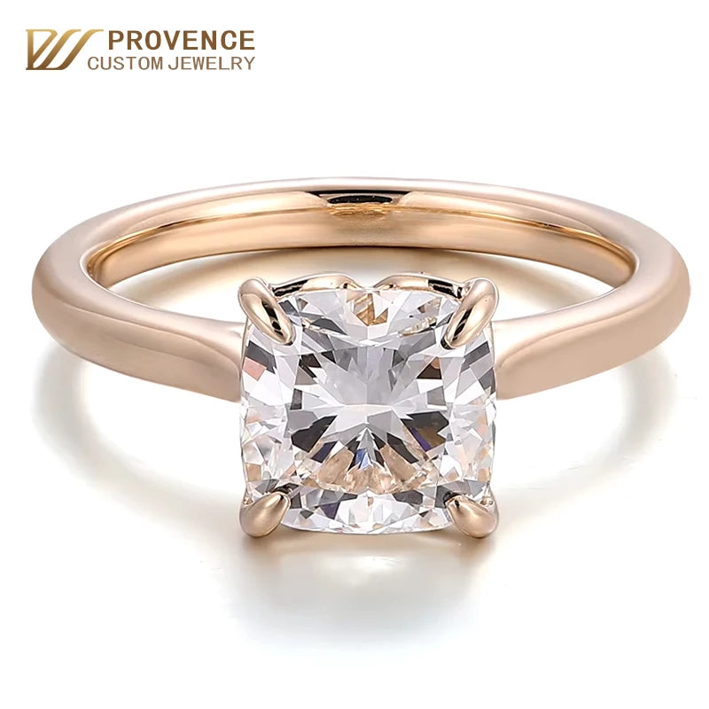 ArtistA IGI Certified Oval Lab Grown Diamond Ring Women Custom Real Solid 10K 14K 18K Gold Lab Created Diamond Engagement Ring Jewelry