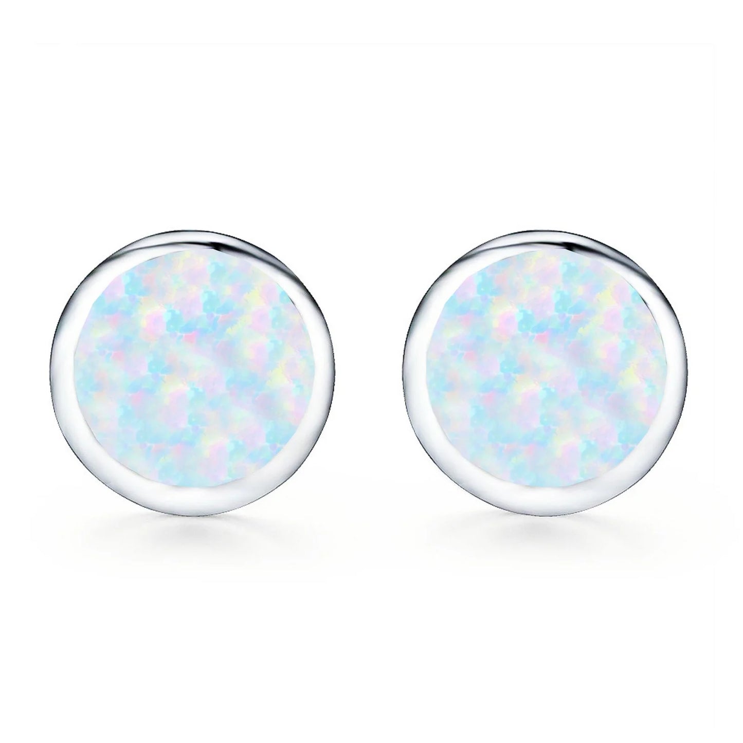 Southwestern Jewelry for Women Bohemian Plant Floral Cluster Silver Plated Circle Western Stud Earrings