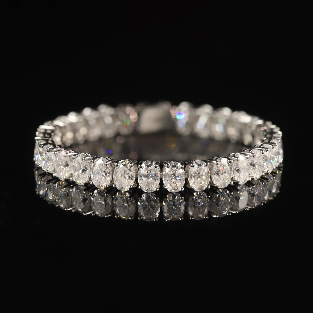 ArtistA Abiding OEM ODM Unique Design Fancy Multi-shape Cut Tennis Bracelet 925 Silver Solid Gold Custom Stone Tennis Bracelet