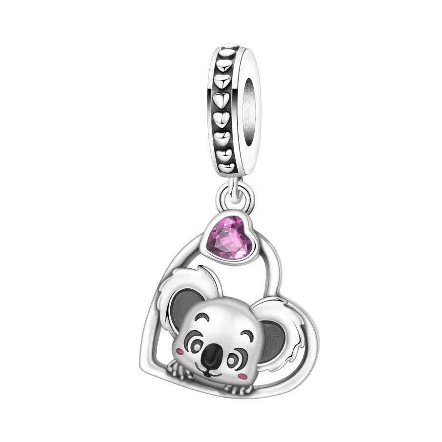 S&S Love-Themed Charm Pendant Collection | Silver Plated Alloy | 16 Designs | Bracelet & Necklace Charms | S&S Collection