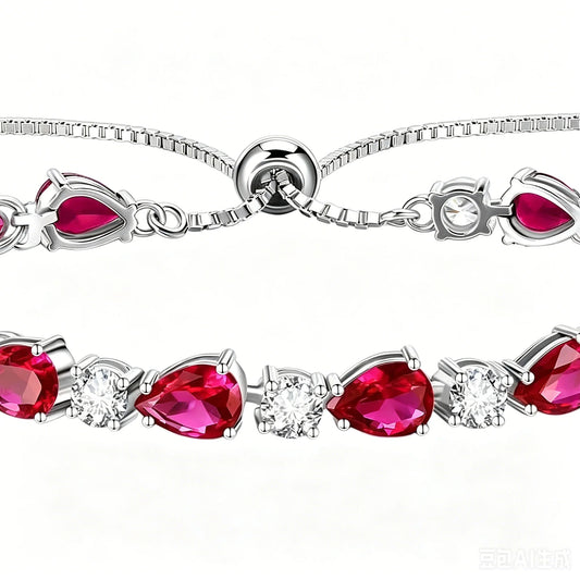 Vintage Style ZIRCON Bracelet for Women Retro 10x12mm Main Stone Oval Cut Sparkling CZ Luxury Jewelry